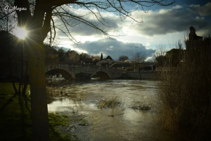 Fotos: El r&iacute;o Ucero deja estas im&aacute;genes en varios pueblos de Soria tras su crecida 