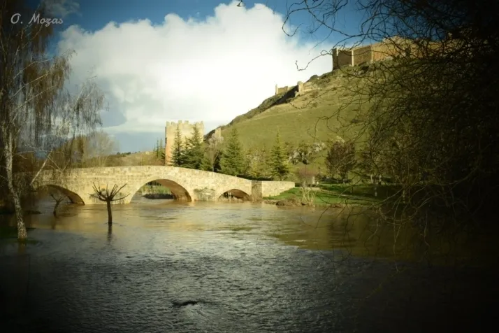 Fotos: El r&iacute;o Ucero deja estas im&aacute;genes en varios pueblos de Soria tras su crecida 