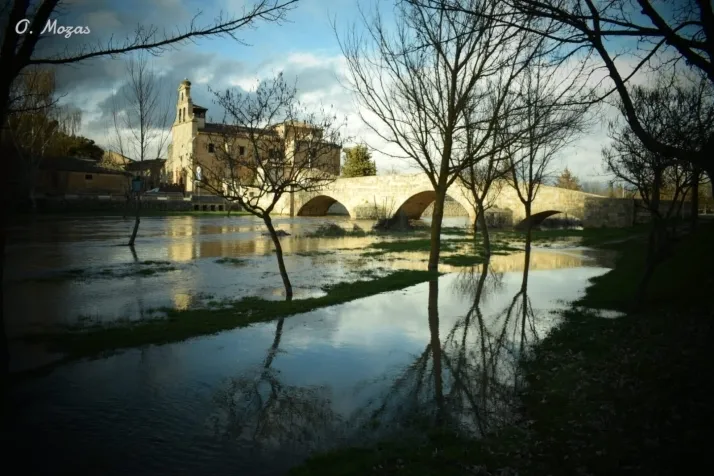 Fotos: El r&iacute;o Ucero deja estas im&aacute;genes en varios pueblos de Soria tras su crecida 
