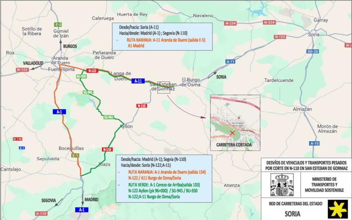 El puente de San Esteban sobre el Duero queda vetado también a peatones durante la noche