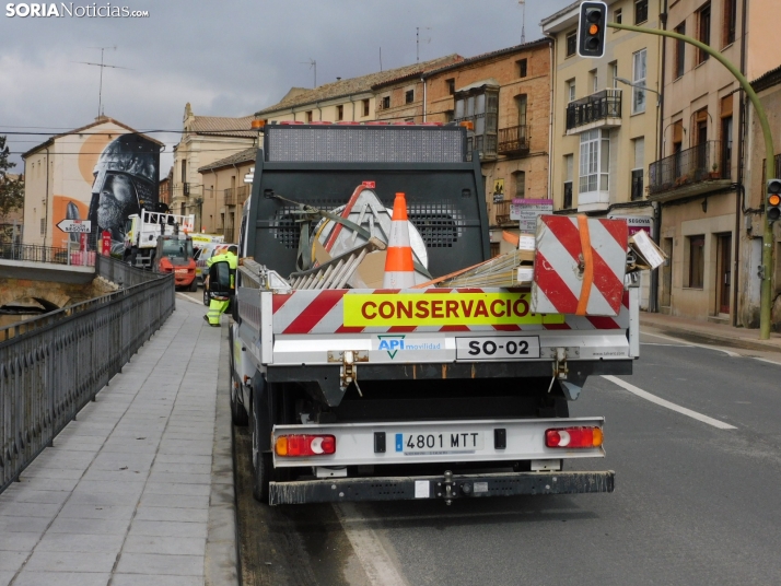 GALER&Iacute;A | As&iacute; est&aacute; el puente de San Esteban tras la ca&iacute;da de uno de sus aleros: ho