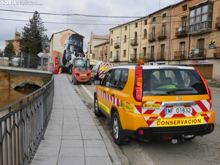GALER&Iacute;A | As&iacute; est&aacute; el puente de San Esteban tras la ca&iacute;da de uno de sus aleros: ho