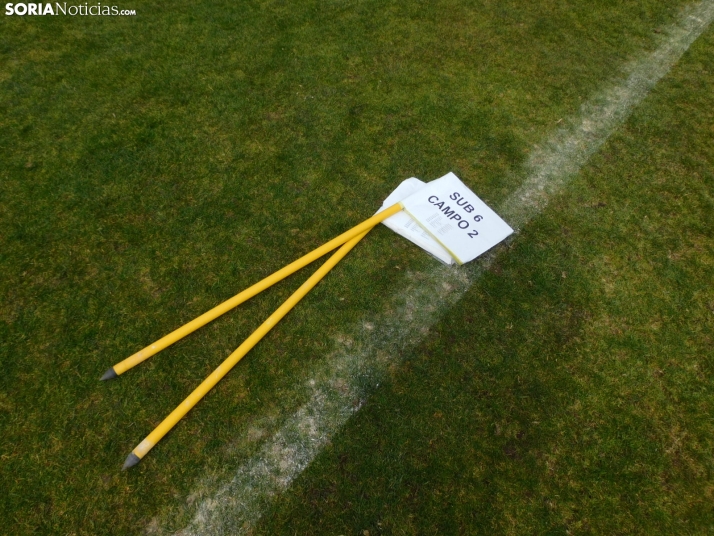 &iexcl;Placados por la diversi&oacute;n! 400 ni&ntilde;os hacen un &quot;ensayo&quot; de rugby en Soria, en fo