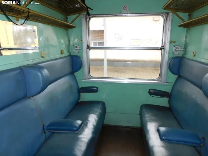 Fotos: 500 pasajeros llegan a Soria procedentes de Madrid y Zaragoza en un tren con m&aacute;s de 100 a&ntilde