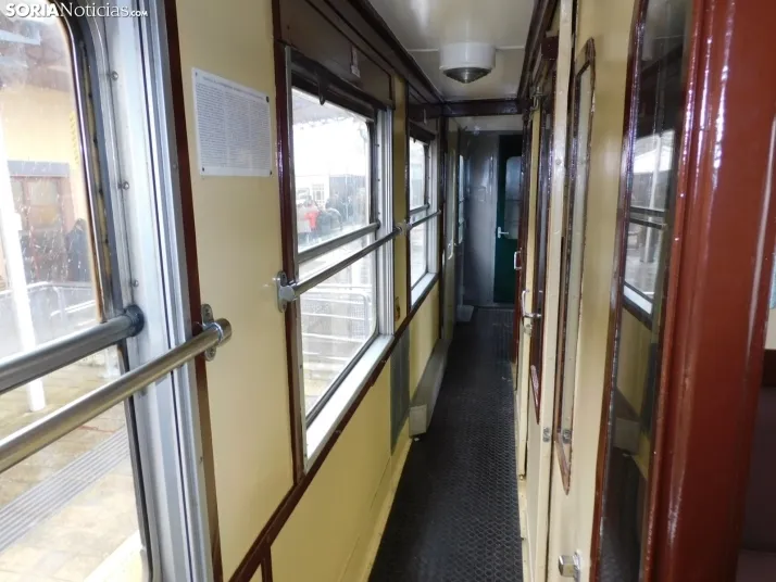 Fotos: 500 pasajeros llegan a Soria procedentes de Madrid y Zaragoza en un tren con m&aacute;s de 100 a&ntilde