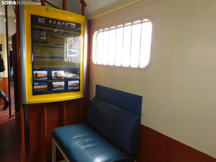 Fotos: 500 pasajeros llegan a Soria procedentes de Madrid y Zaragoza en un tren con m&aacute;s de 100 a&ntilde