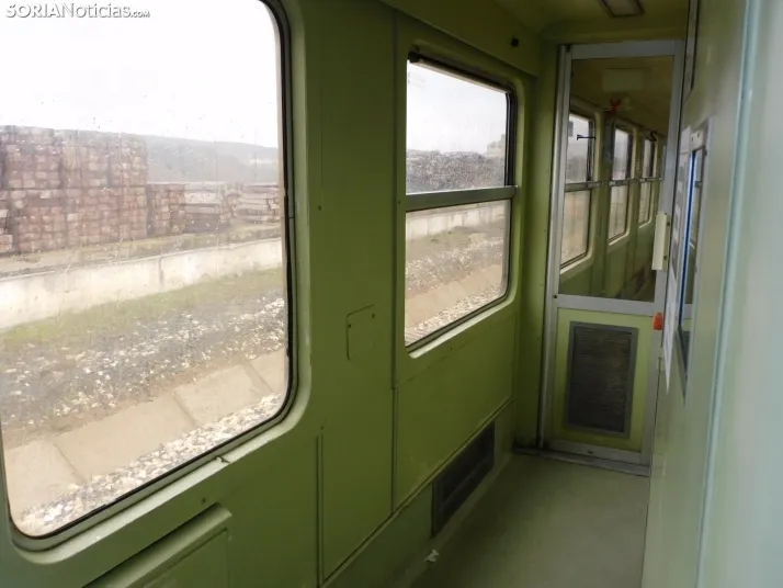 Fotos: 500 pasajeros llegan a Soria procedentes de Madrid y Zaragoza en un tren con m&aacute;s de 100 a&ntilde