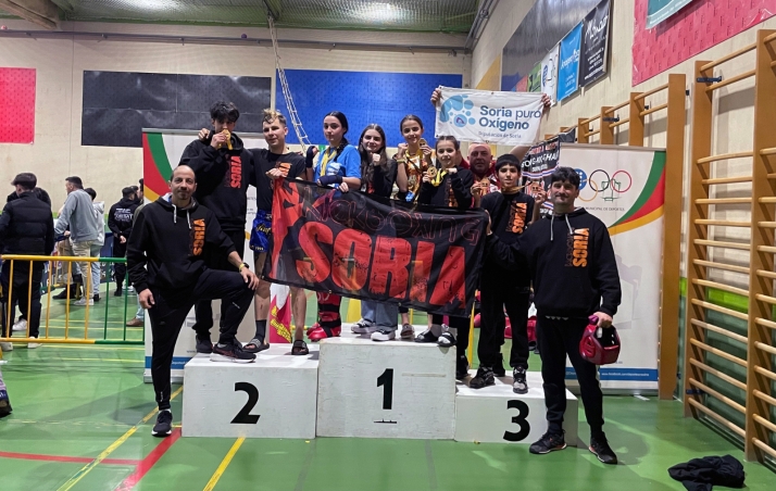 Amplio medallero para el Kickboxing Soria en el Autonómico