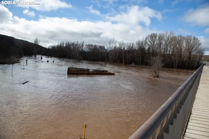 Temporal de agua en Soria 2025