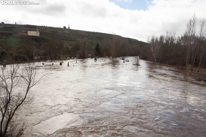 Temporal de agua en Soria 2025