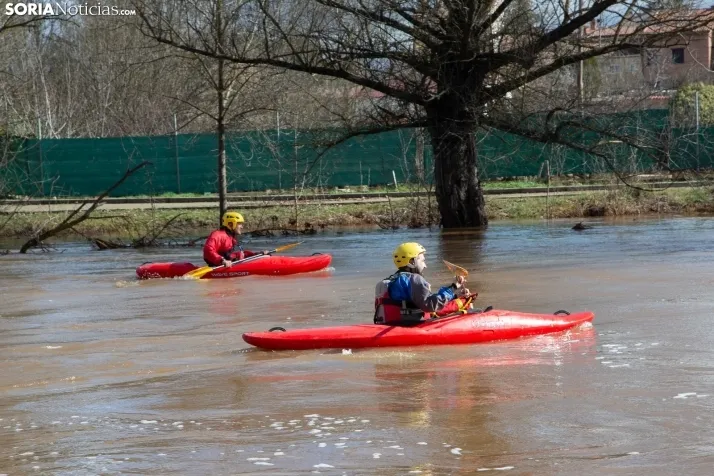 Temporal de agua en Soria 2025