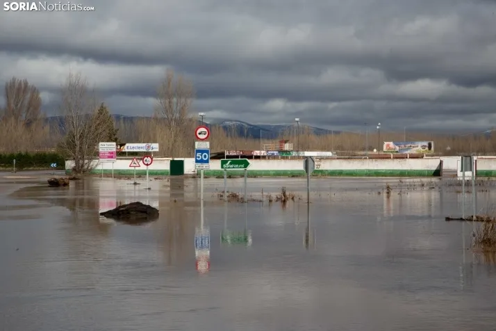 Temporal de agua en Soria 2025