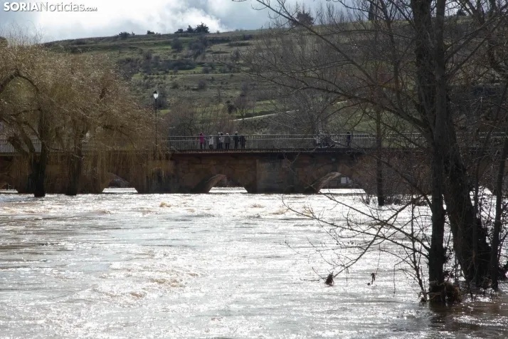Temporal de agua en Soria 2025