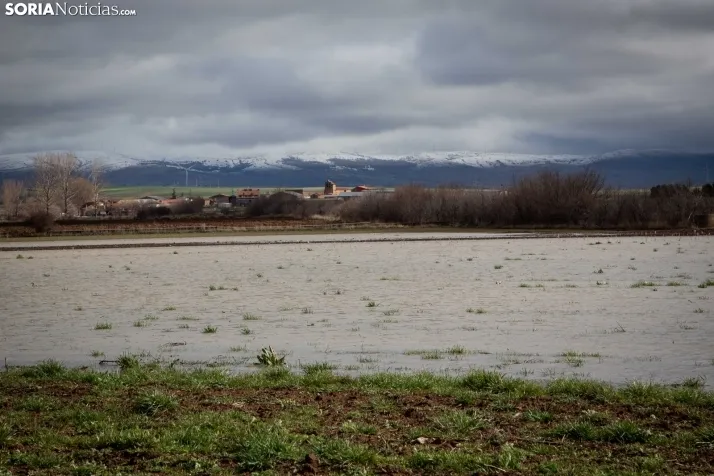 Temporal de agua en Soria 2025