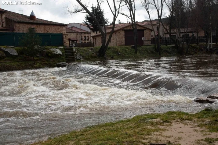 Temporal de agua en Soria 2025
