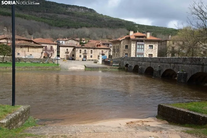 Temporal de agua en Soria 2025