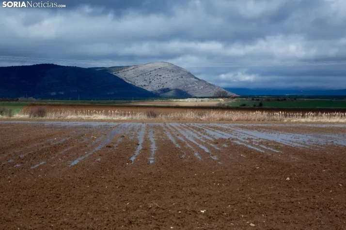 Temporal de agua en Soria 2025