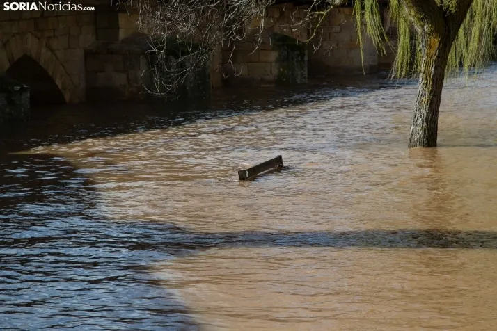 Temporal de agua en Soria 2025