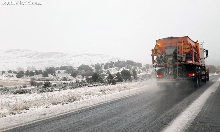 Desactivado el nivel de emergencia por nieve en Soria tras restablecerse la normalidad