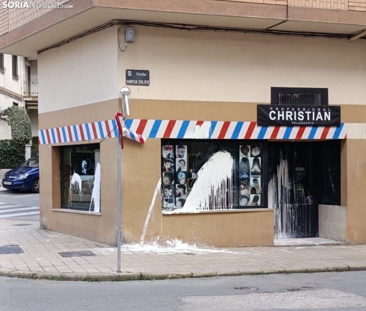 Denuncian un ataque vandálico en Soria