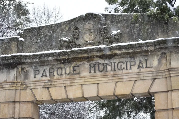 Nieve en Soria el 1 de marzo. 