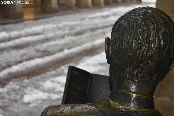 Nieve en Soria el 1 de marzo. 