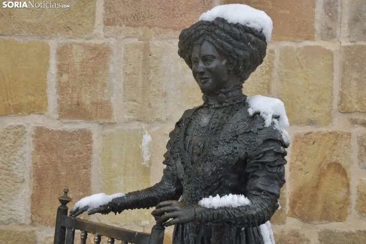 Nieve en Soria el 1 de marzo. 