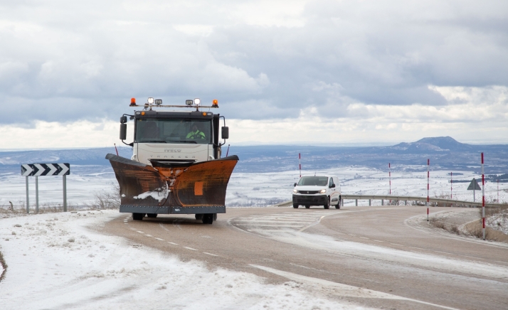  Soria mantiene la alerta por nieve: Nivel 1 del PLANCAL activado