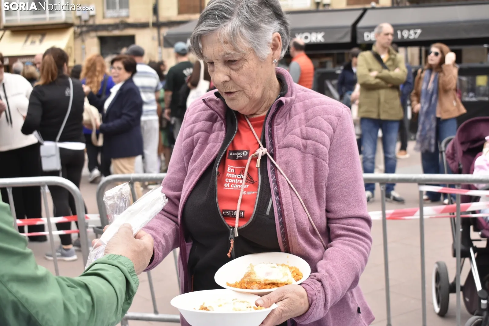 Migas solidarias de Aspace Soria. 