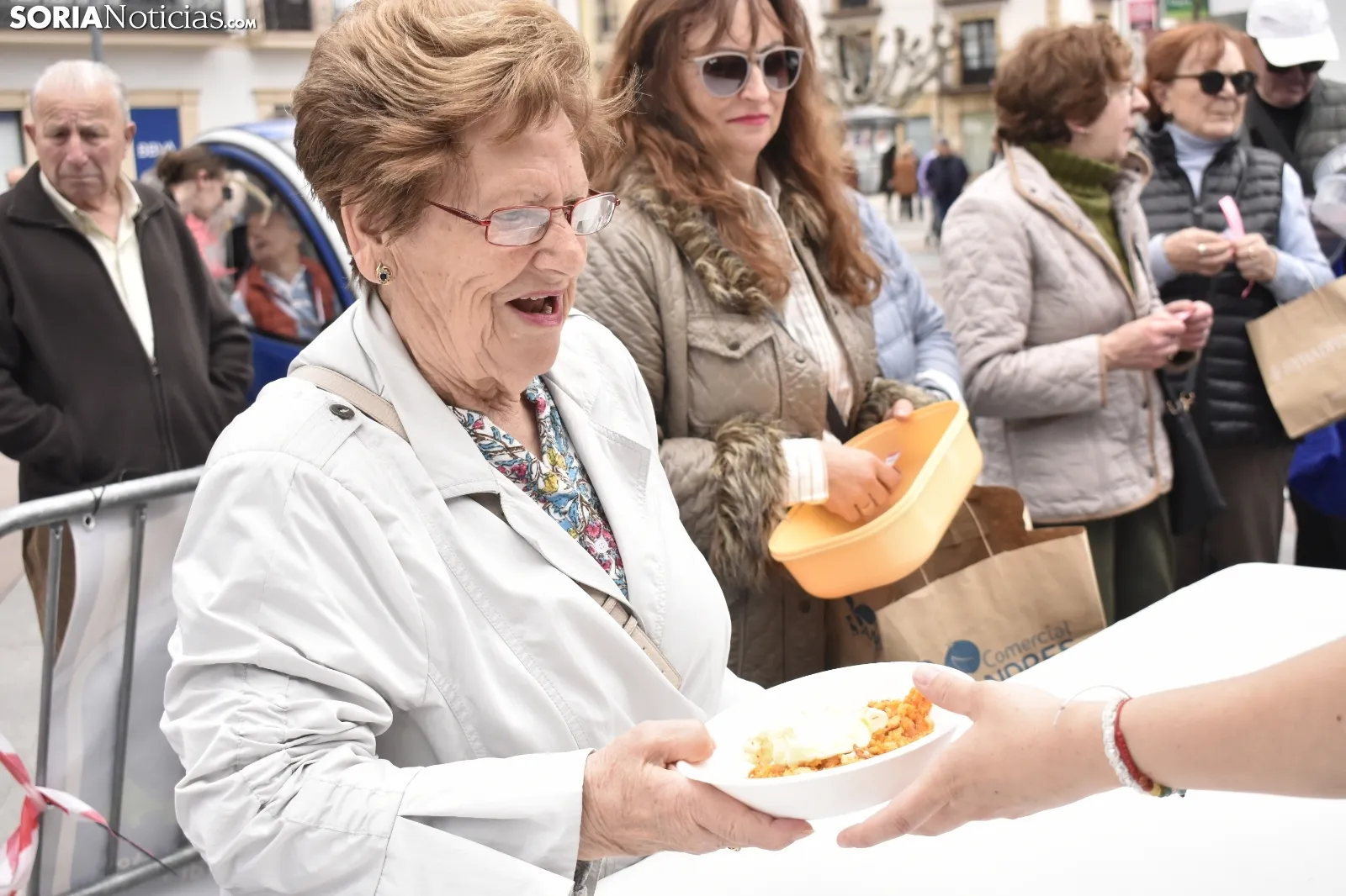 Migas solidarias de Aspace Soria. 