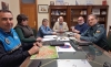 Reunión de la Junta Local de Seguridad hoy en Ágreda. /SdG