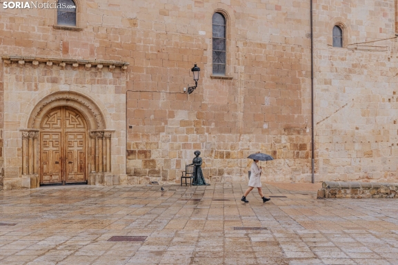 Descenso térmico y lluvias para el martes en Soria