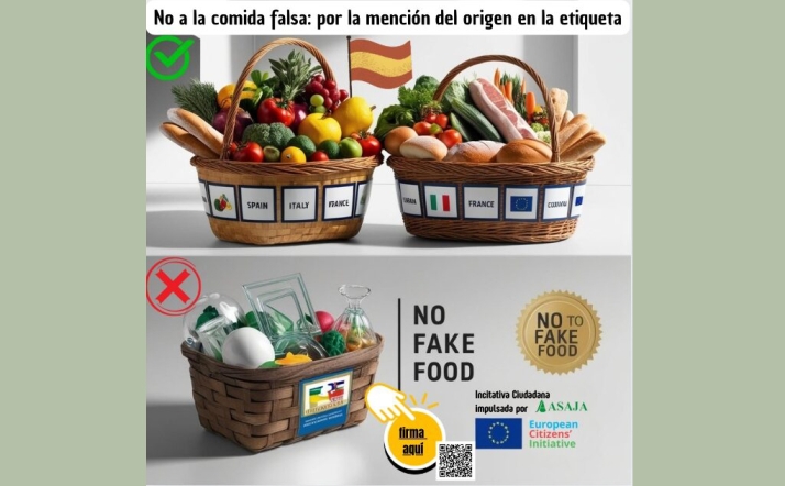 ASAJA Soria respalda la iniciativa ciudadana contra la comida falsa