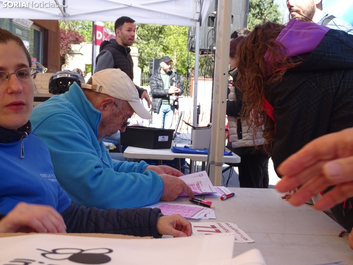 Una imagen de la jornada de este 23 de abril en la capital soriana. /PC
