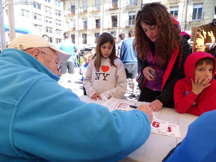 Una imagen de la jornada de este 23 de abril en la capital soriana. /PC