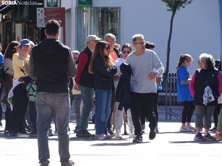 Una imagen de la jornada de este 23 de abril en la capital soriana. /PC
