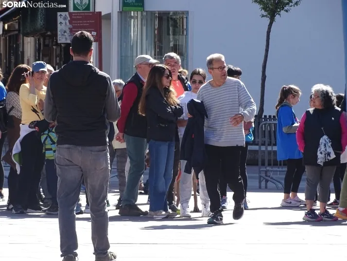Una imagen de la jornada de este 23 de abril en la capital soriana. /PC