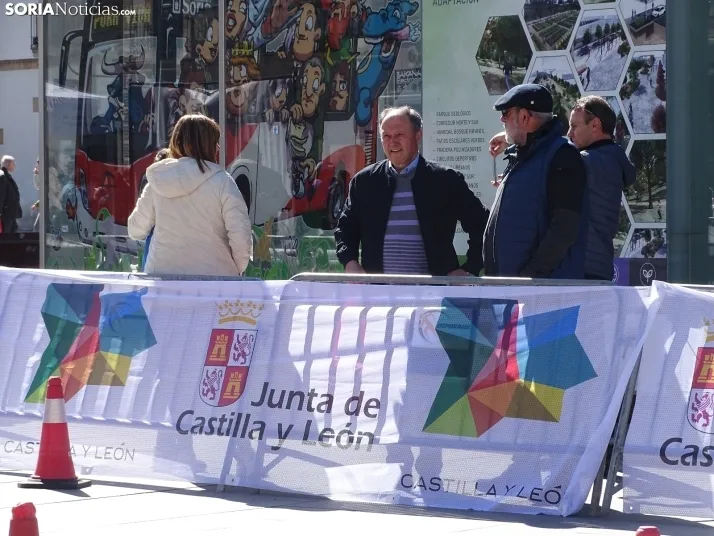 Una imagen de la jornada de este 23 de abril en la capital soriana. /PC