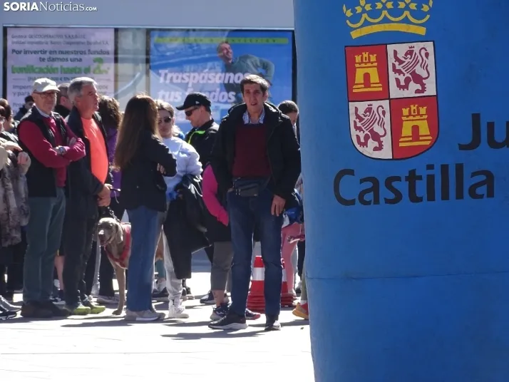 Una imagen de la jornada de este 23 de abril en la capital soriana. /PC