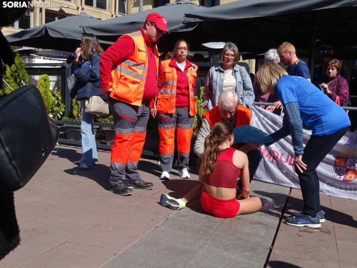 Una imagen de la jornada de este 23 de abril en la capital soriana. /PC