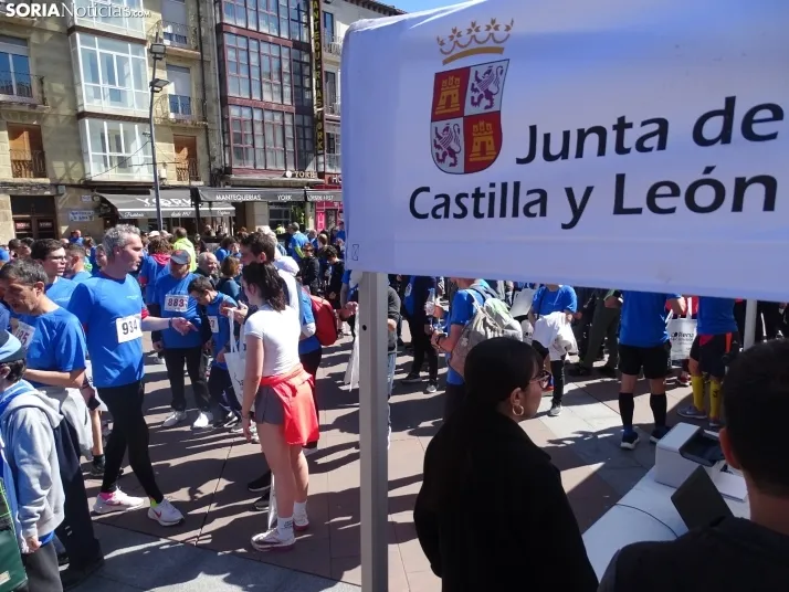 Una imagen de la jornada de este 23 de abril en la capital soriana. /PC