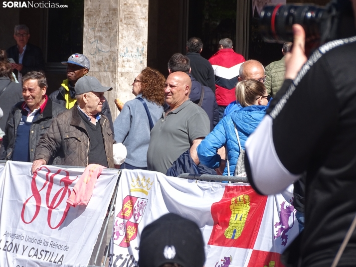 Una imagen de la jornada de este 23 de abril en la capital soriana. /PC