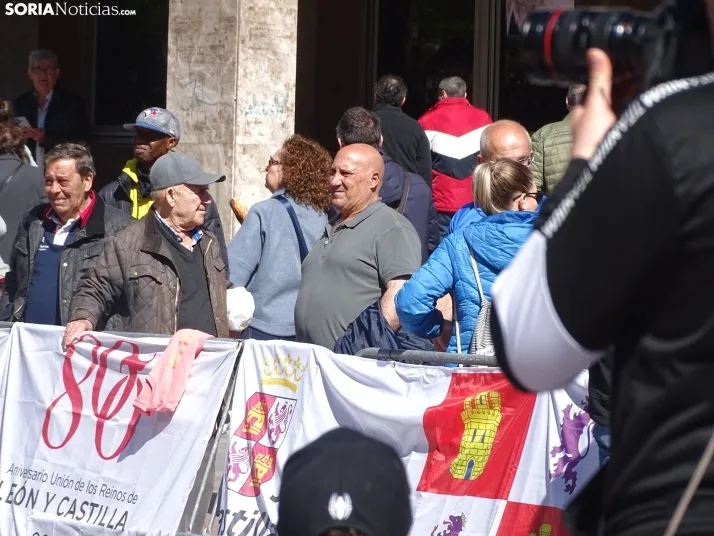 Una imagen de la jornada de este 23 de abril en la capital soriana. /PC