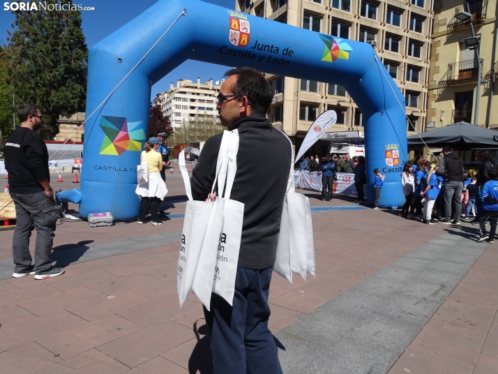 Una imagen de la jornada de este 23 de abril en la capital soriana. /PC