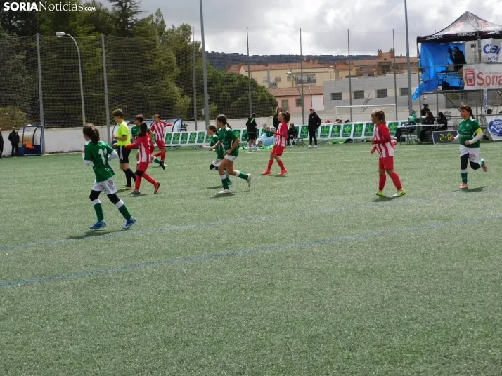 En im&aacute;genes: Las mejores canteras del f&uacute;tbol femenino espa&ntilde;ol juegan en Soria