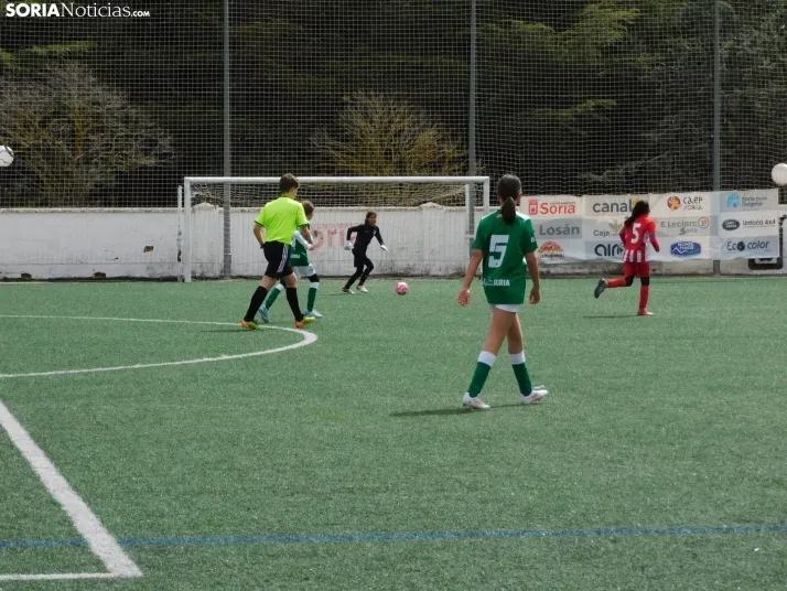 En im&aacute;genes: Las mejores canteras del f&uacute;tbol femenino espa&ntilde;ol juegan en Soria