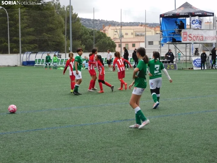 En im&aacute;genes: Las mejores canteras del f&uacute;tbol femenino espa&ntilde;ol juegan en Soria