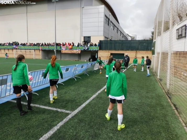 En im&aacute;genes: Las mejores canteras del f&uacute;tbol femenino espa&ntilde;ol juegan en Soria