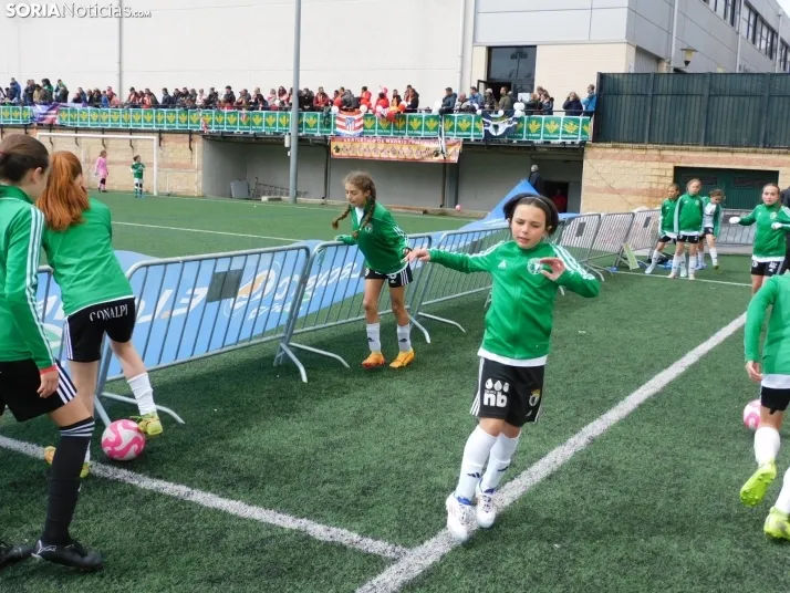 En im&aacute;genes: Las mejores canteras del f&uacute;tbol femenino espa&ntilde;ol juegan en Soria