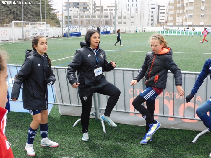 En im&aacute;genes: Las mejores canteras del f&uacute;tbol femenino espa&ntilde;ol juegan en Soria